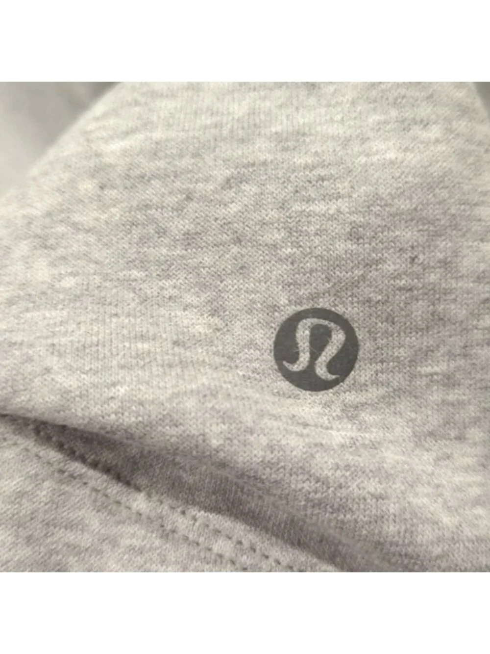 Lululemon &go Take-Off Fleece Heathered Medium Grey missing drawstring